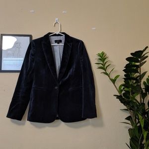 JCrew Parke blazer in velvet (Navy color)